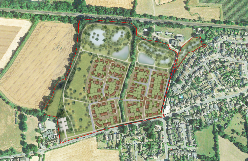 Five Oak Green Housing Scheme Approved on Tied Vote - On Land Rejected for the Local Plan Over Flood Risk